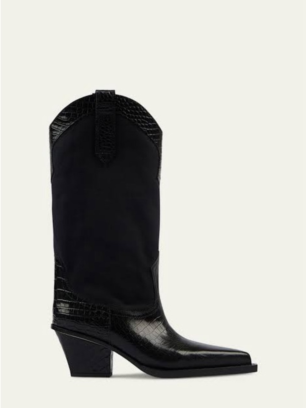PARIS TEXAS Rosario Mixed Media Western Boots